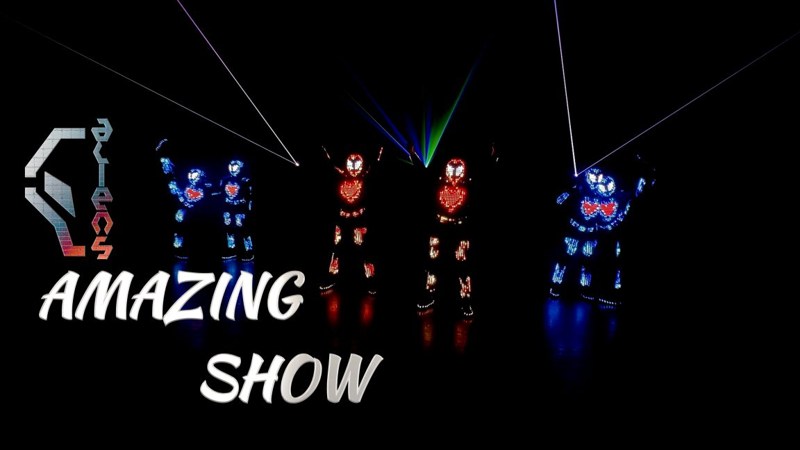 Aliens light show aliens